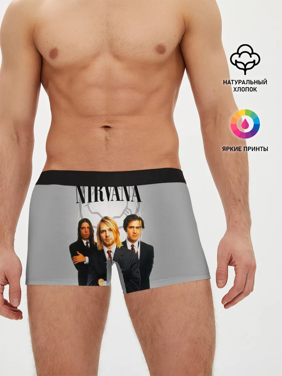 Мужские трусы боксеры / Nirvana