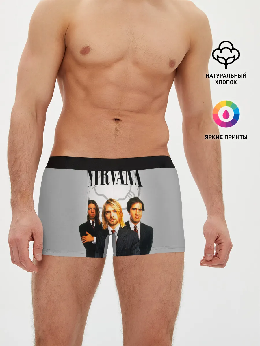Мужские трусы боксеры / Nirvana