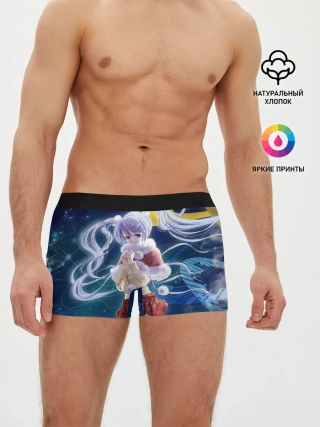 Мужские трусы боксеры / Зайчик и Хацуне Мику