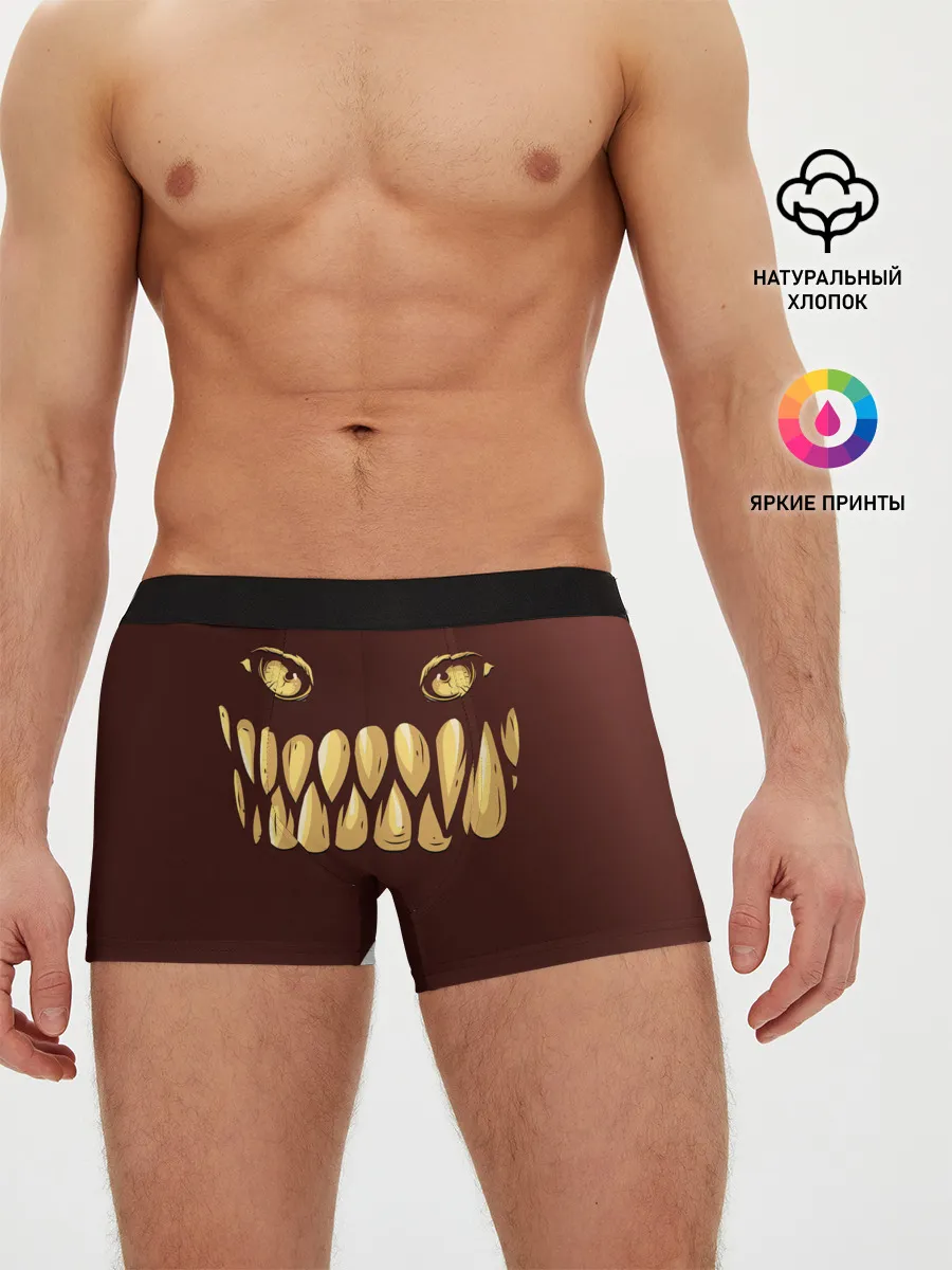 Мужские трусы боксеры / Зубастик