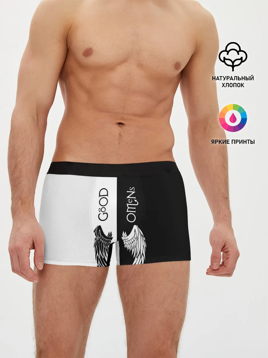 Мужские трусы боксеры / GOOD OMENS