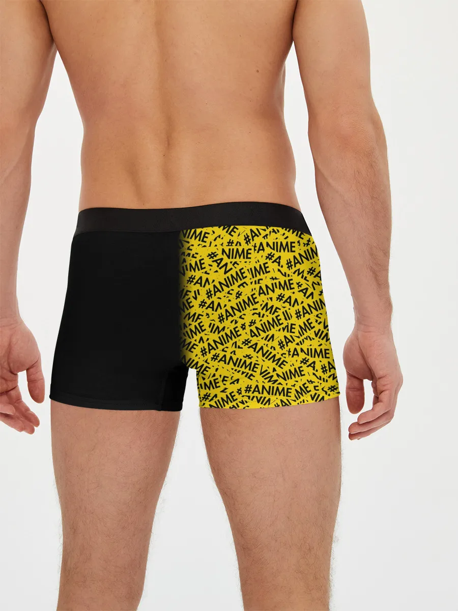 Мужские трусы боксеры / ANIME pattern text