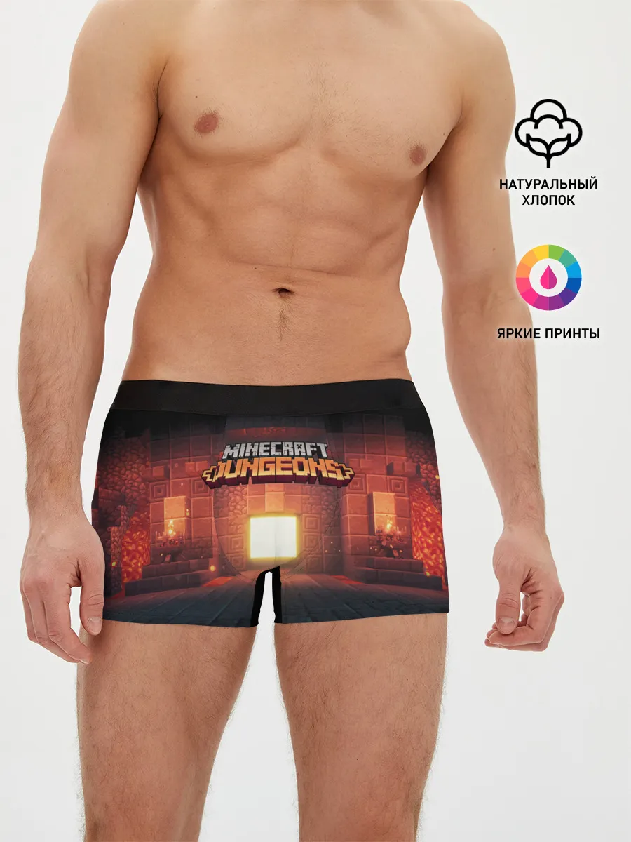 Мужские трусы боксеры / MINECRAFT: Dungeons