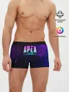 Мужские трусы боксеры / Apex Legends. Neon logo