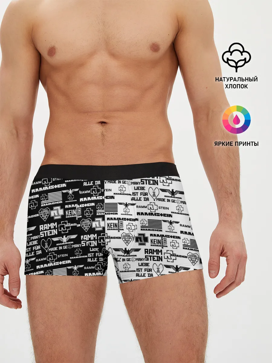 Мужские трусы боксеры / RAMMSTEIN