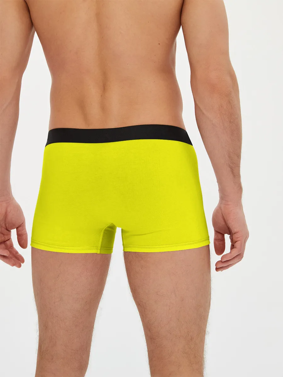 Мужские трусы боксеры / Единорог Yellow Unicorn