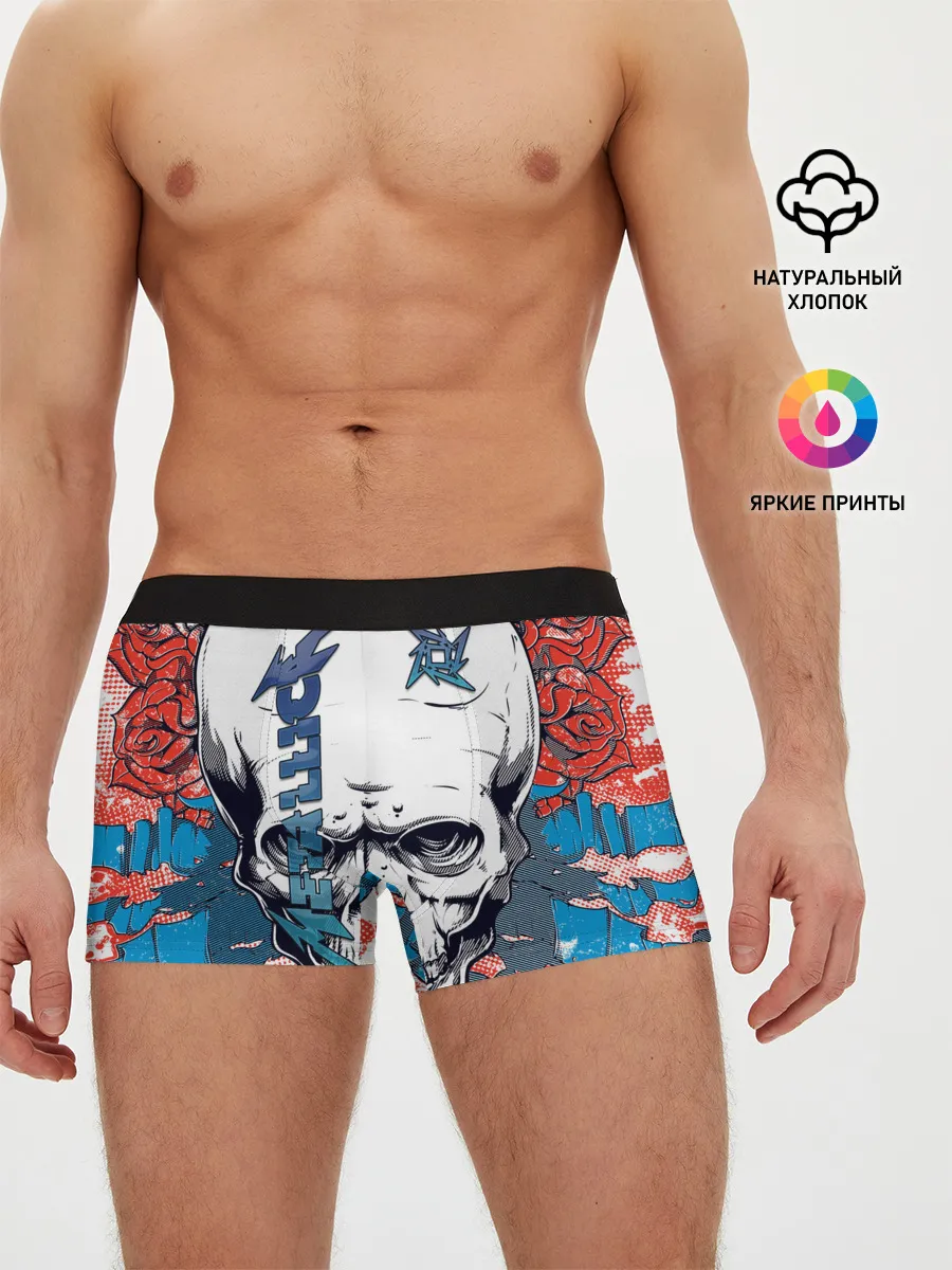 Мужские трусы боксеры / METALLICA | МЕТАЛЛИКА