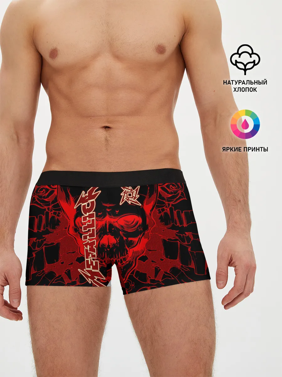 Мужские трусы боксеры / Metallica