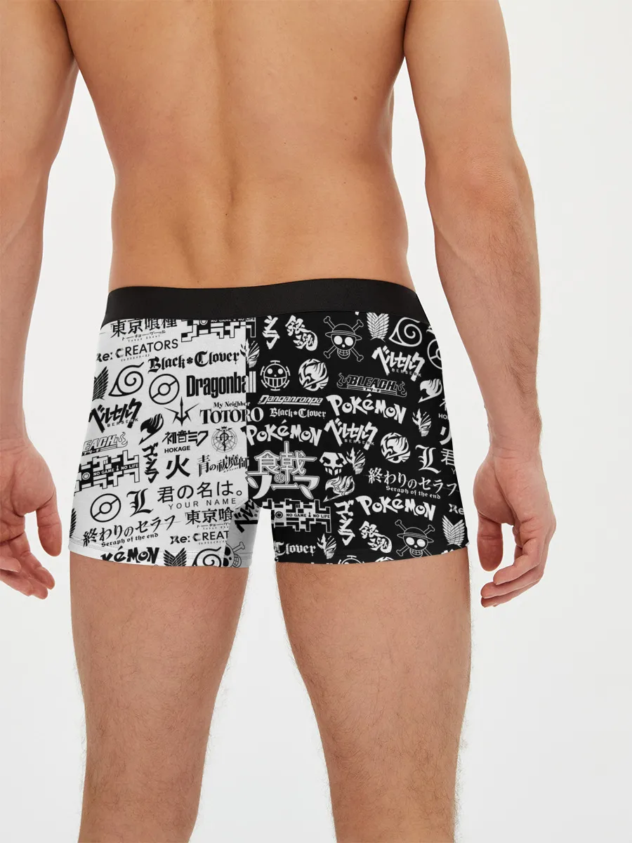 Мужские трусы боксеры / ЛОГОТИПЫ АНИМЕ / LOGO ANIME