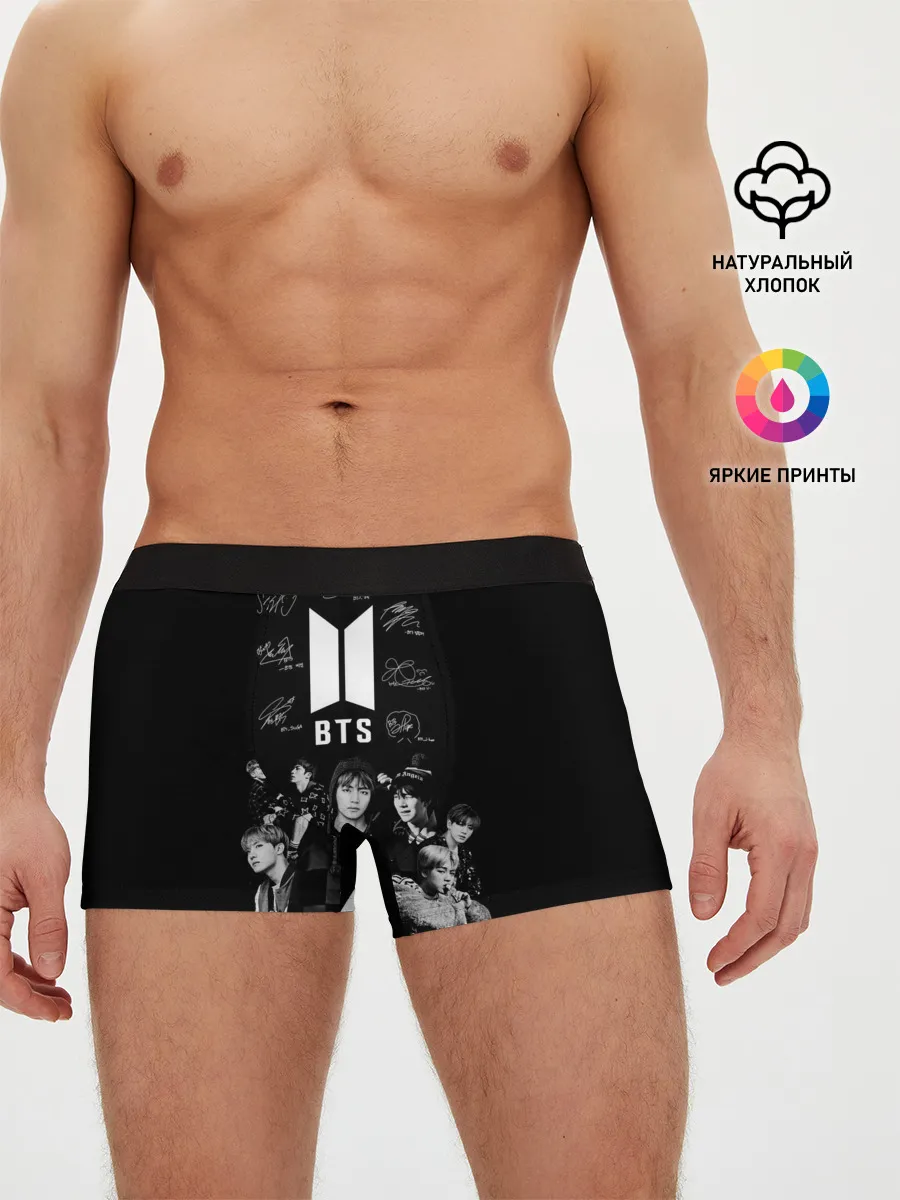 Мужские трусы боксеры / BTS