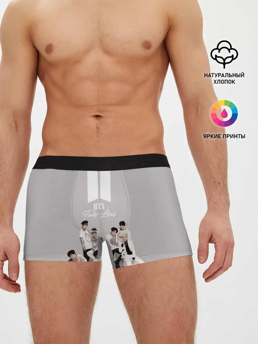 Мужские трусы боксеры / BTS Take love