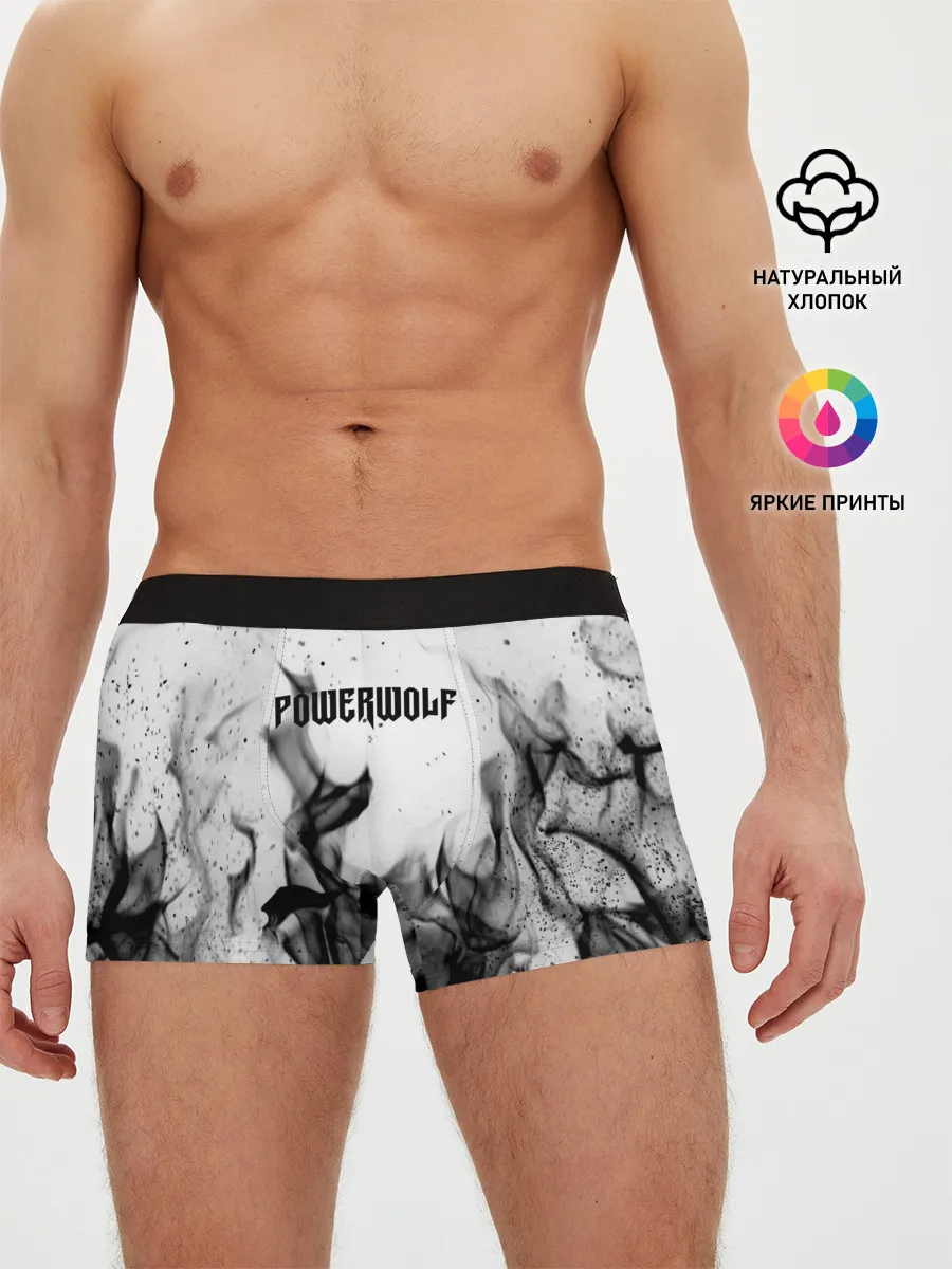 Мужские трусы боксеры / POWERWOLF