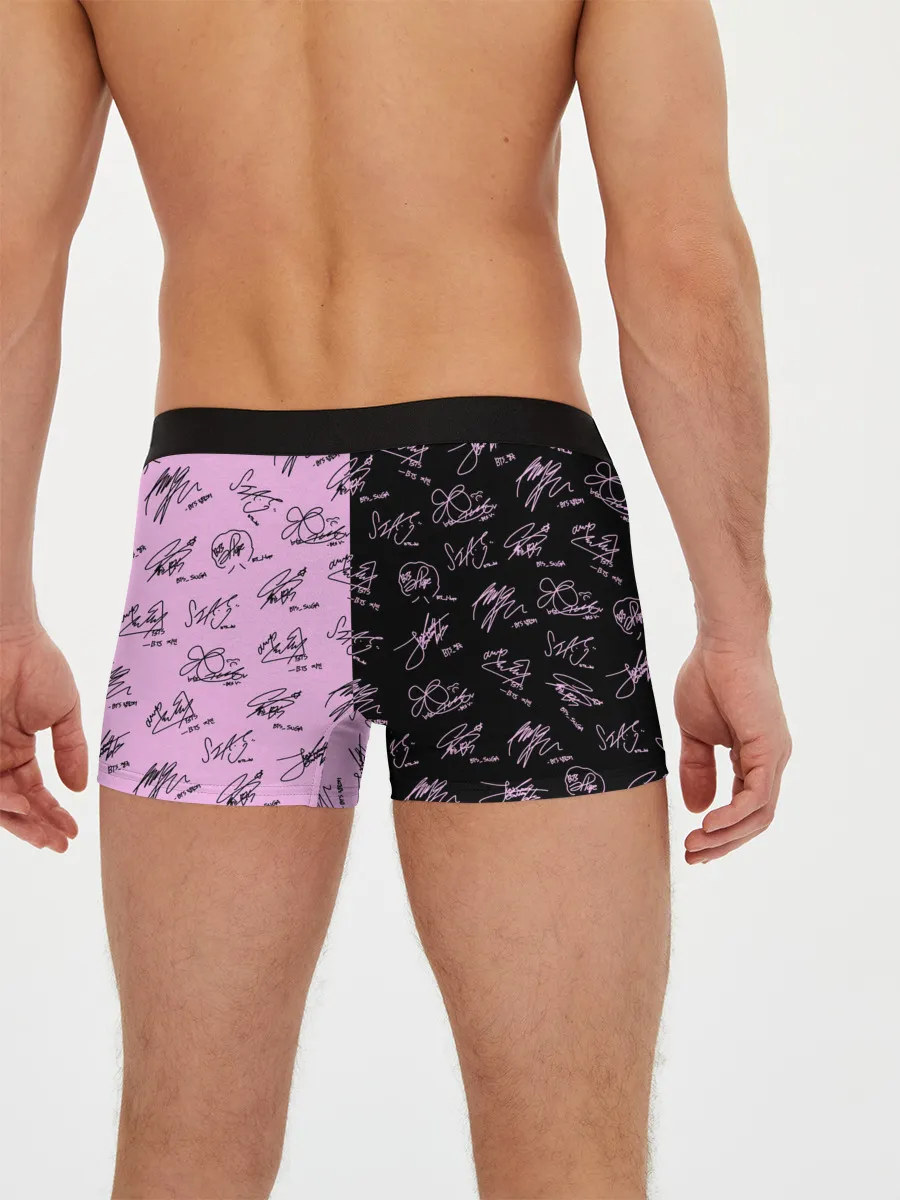 Мужские трусы боксеры / BTS АВТОГРАФЫ | БТС