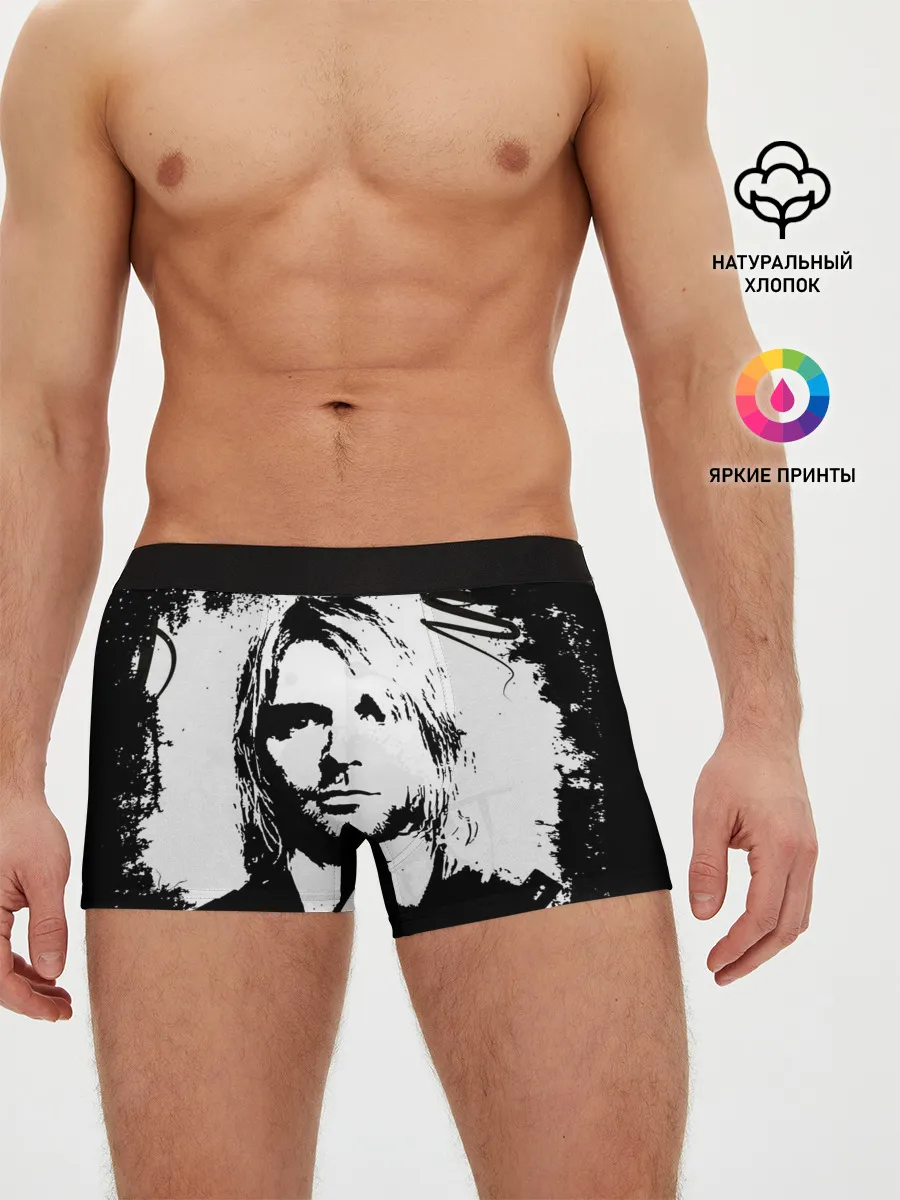 Мужские трусы боксеры / Kurt Cobain