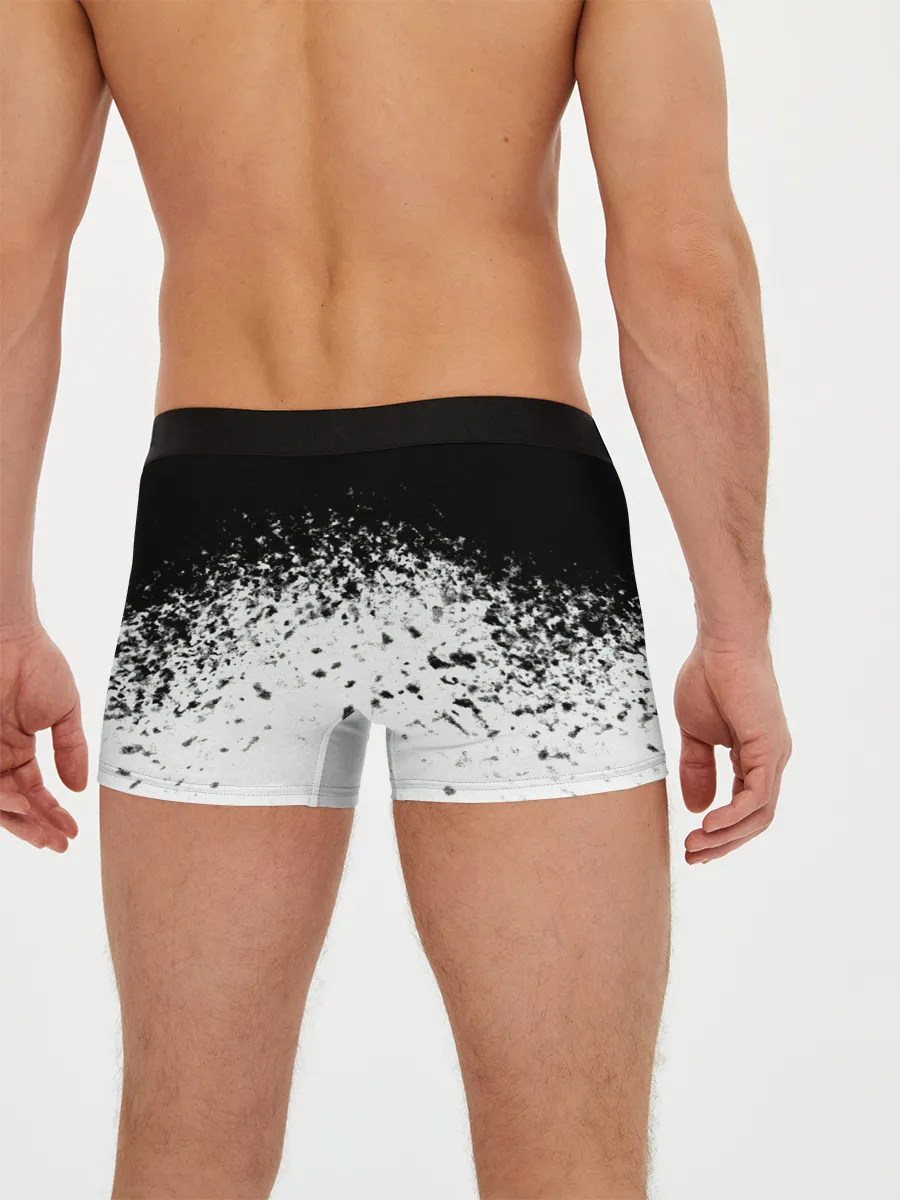 Мужские трусы боксеры / чб спрей оверлорд