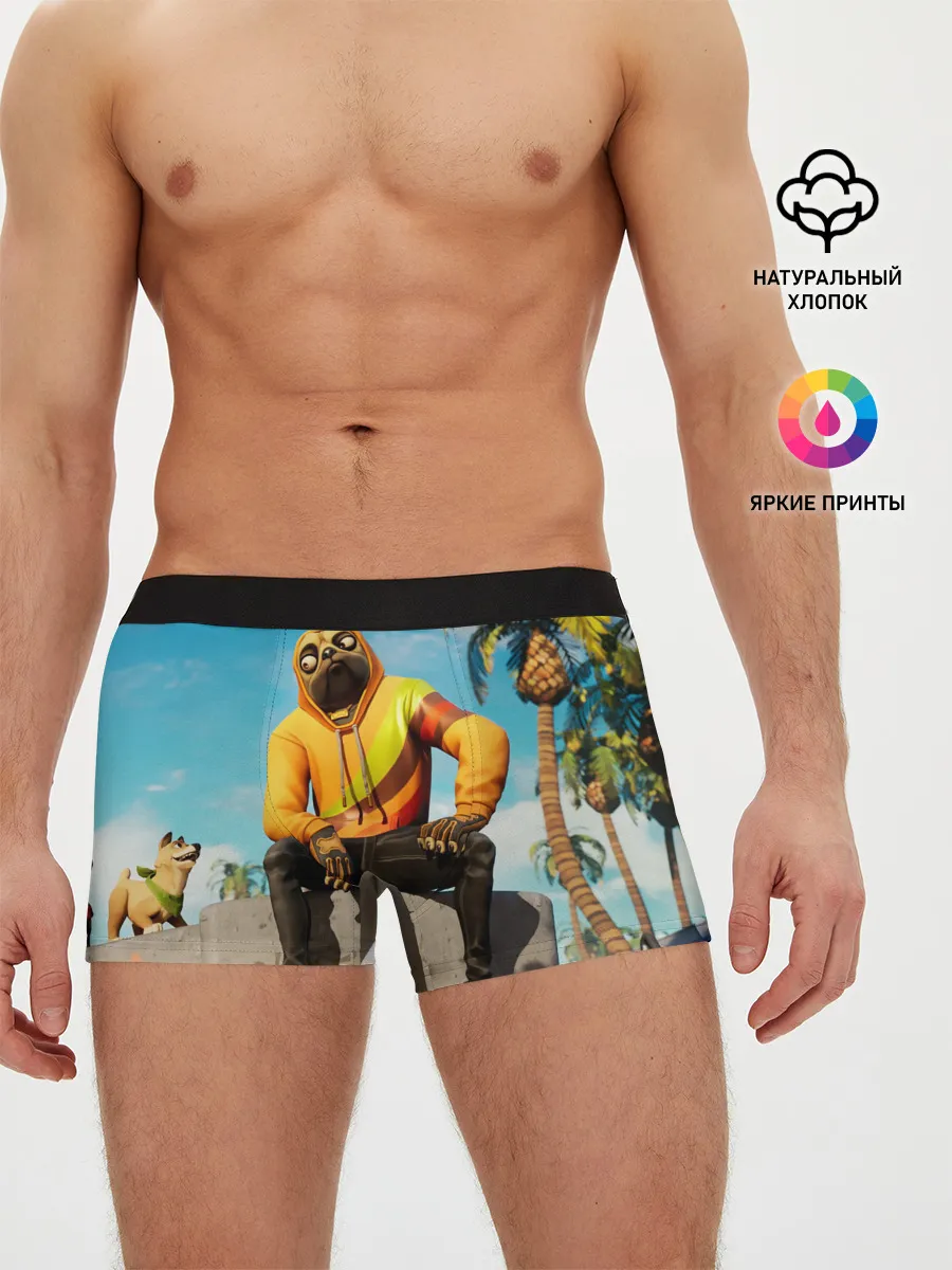 Мужские трусы боксеры / Fortnite Doggy