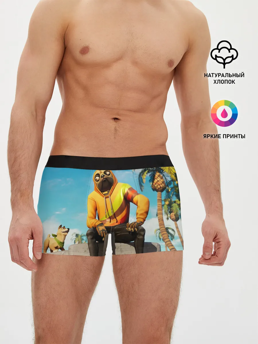 Мужские трусы боксеры / Fortnite Doggy