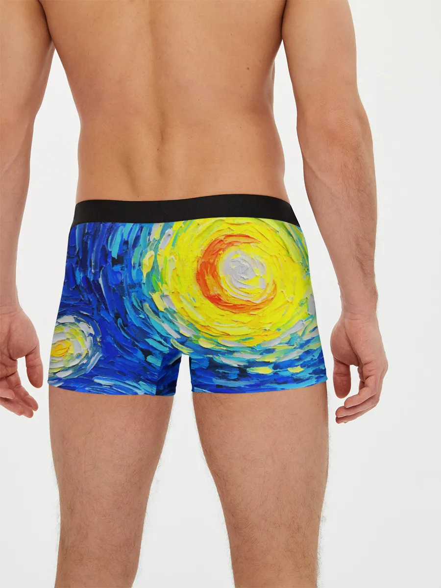 Мужские трусы боксеры / КРАСКИ ВАНГОГА