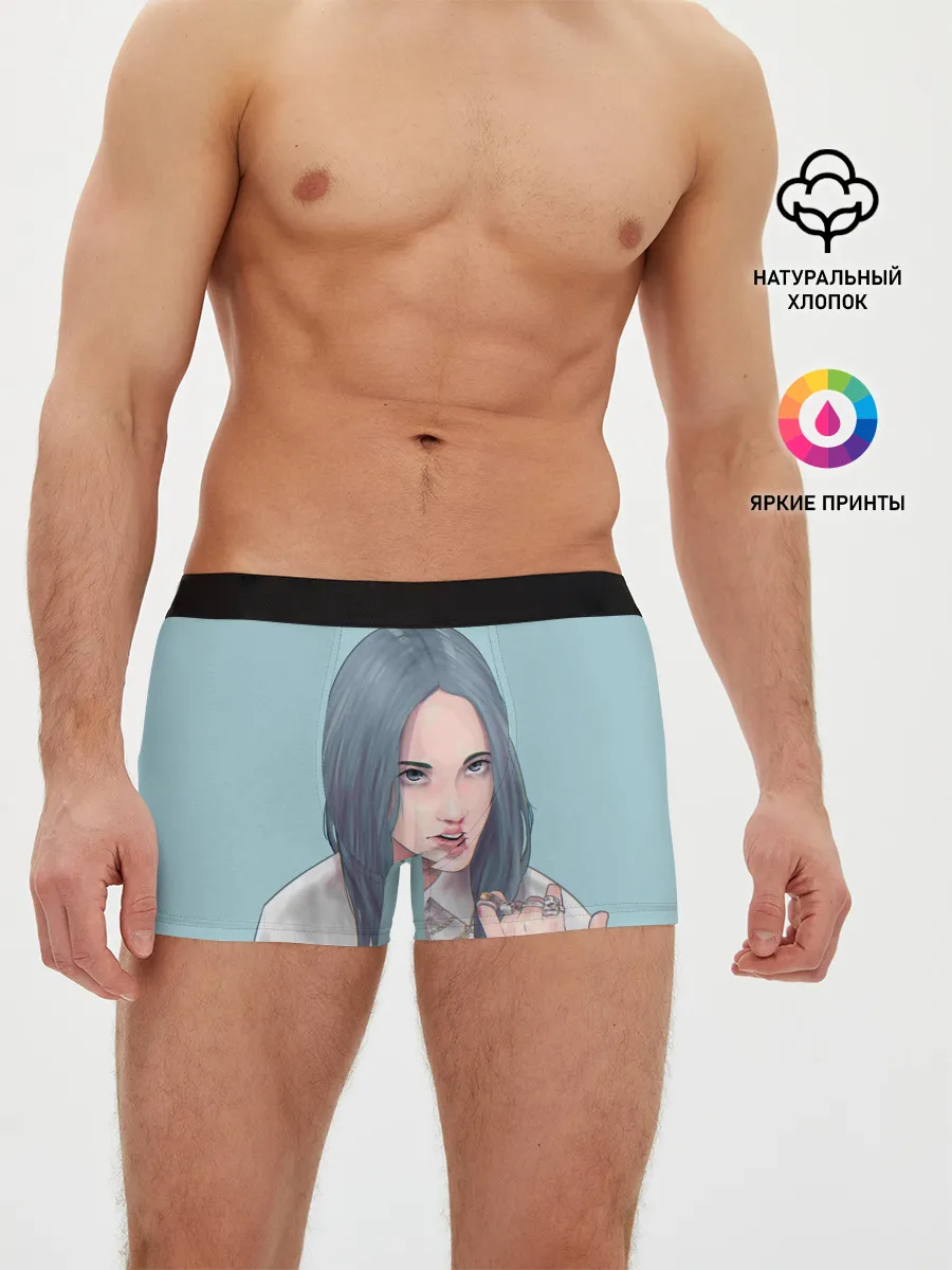 Мужские трусы боксеры / Billie Eilish