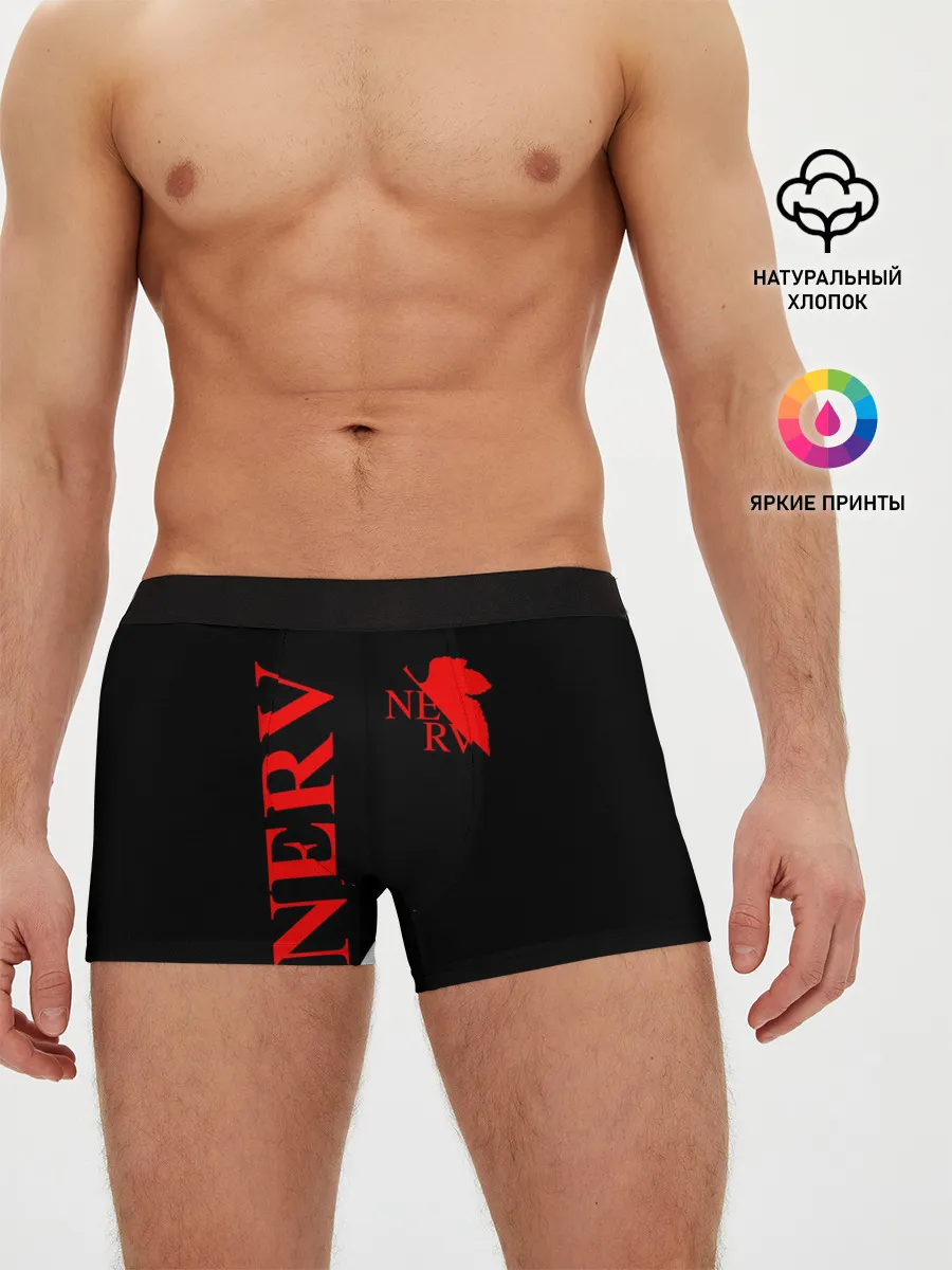 Мужские трусы боксеры / Nerv red