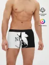 Мужские трусы боксеры / Nerv black and white
