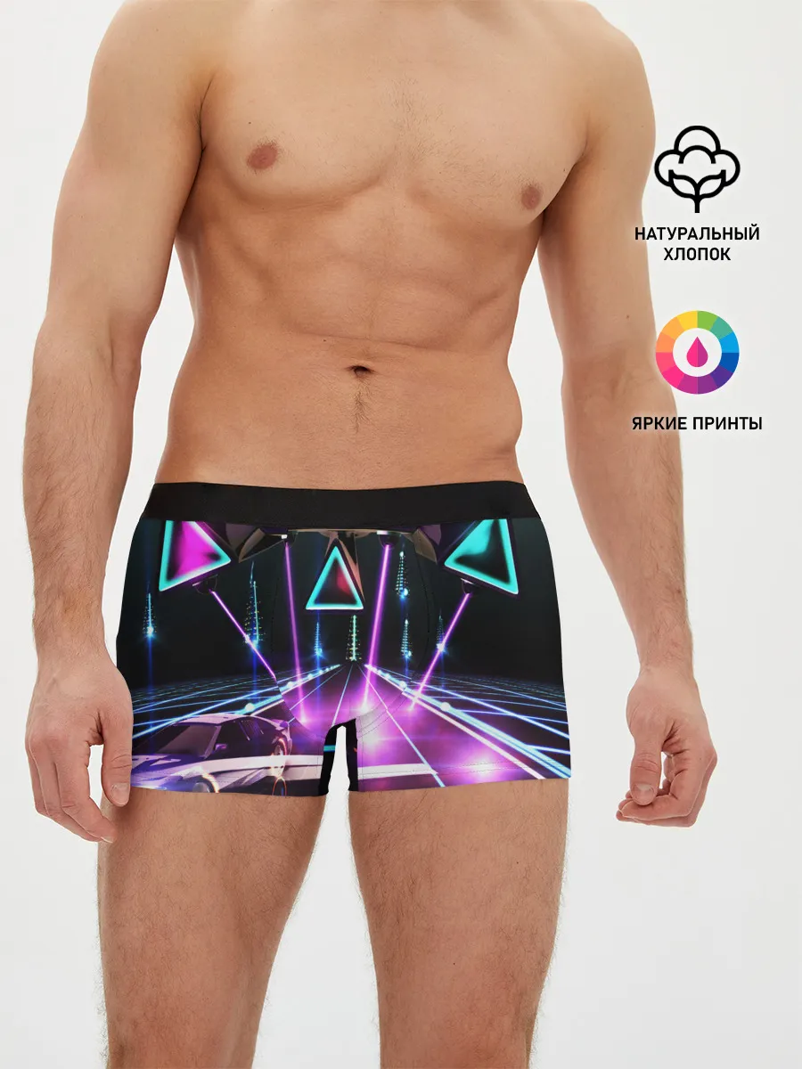 Мужские трусы боксеры / КИБЕРГОРОД