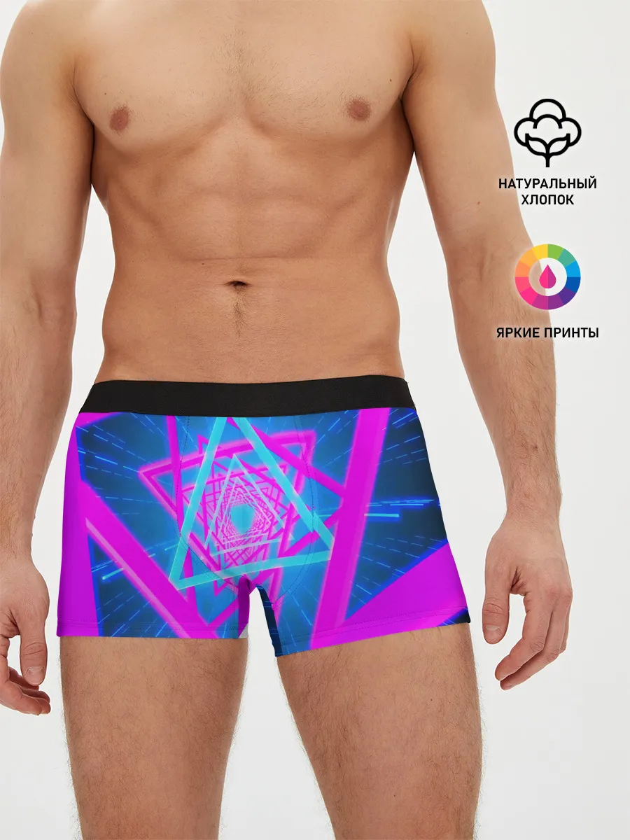 Мужские трусы боксеры / MUSIC NEON