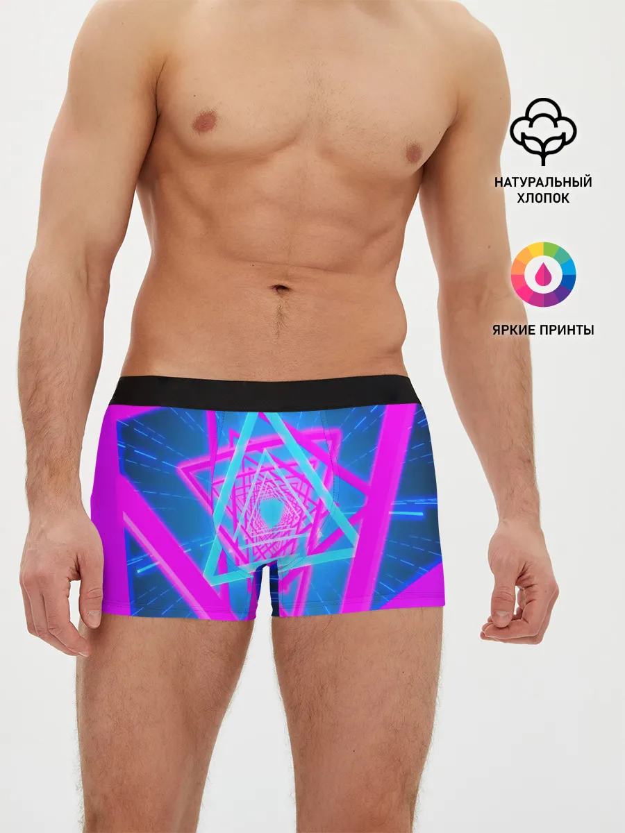 Мужские трусы боксеры / MUSIC NEON