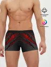 Мужские трусы боксеры / Black & Red Metal