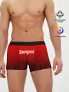 Мужские трусы боксеры / SENPAI MATRIX RED
