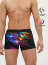 Мужские трусы боксеры / АБСТРАКЦИЯ НЕОНОВАЯ