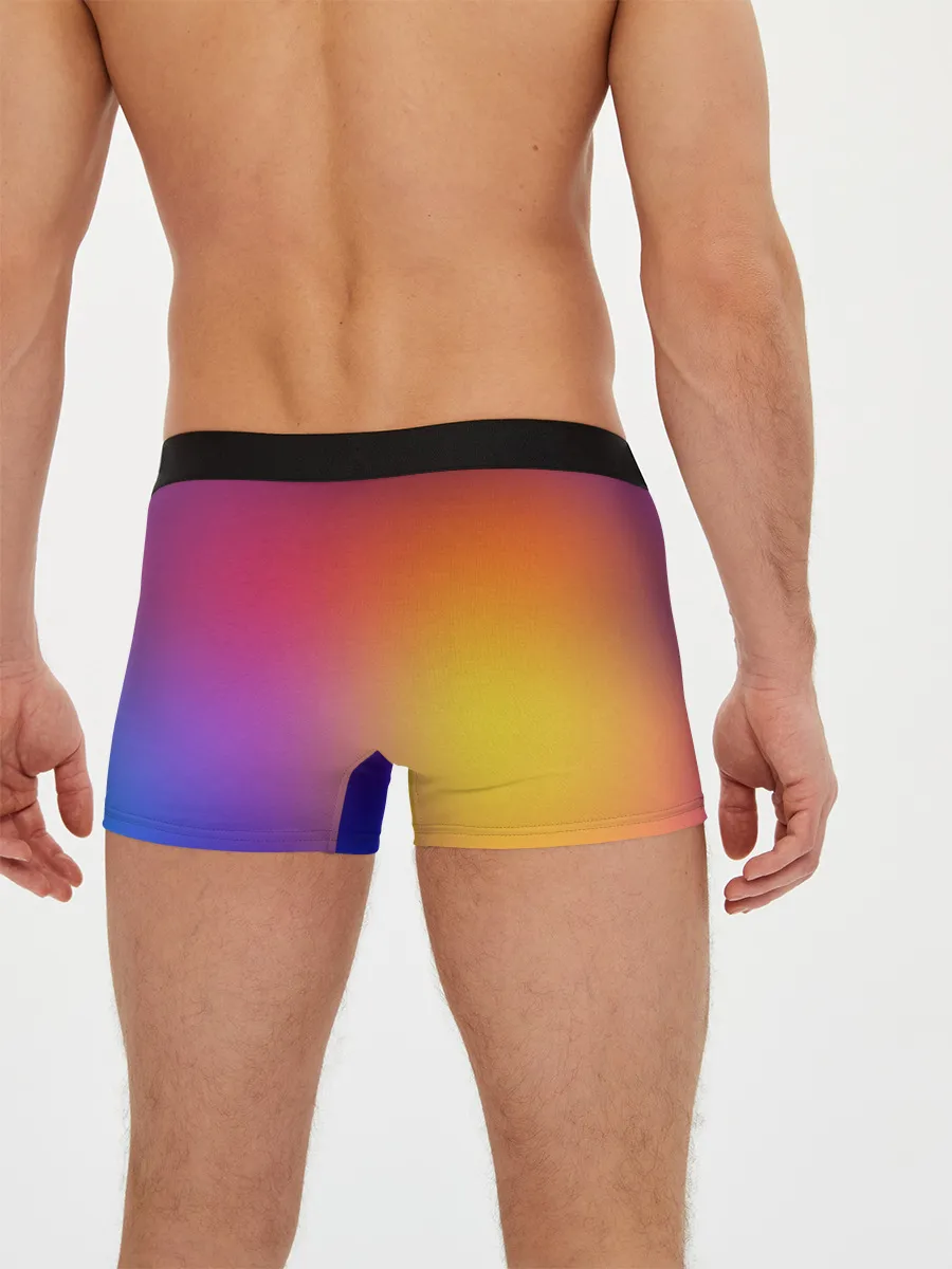 Мужские трусы боксеры / Abstract gradient colors