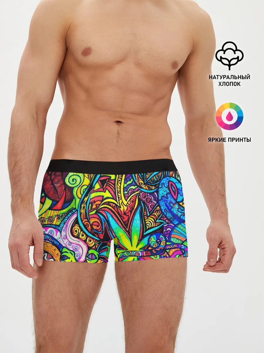Мужские трусы боксеры / ABSTRACTION PSY
