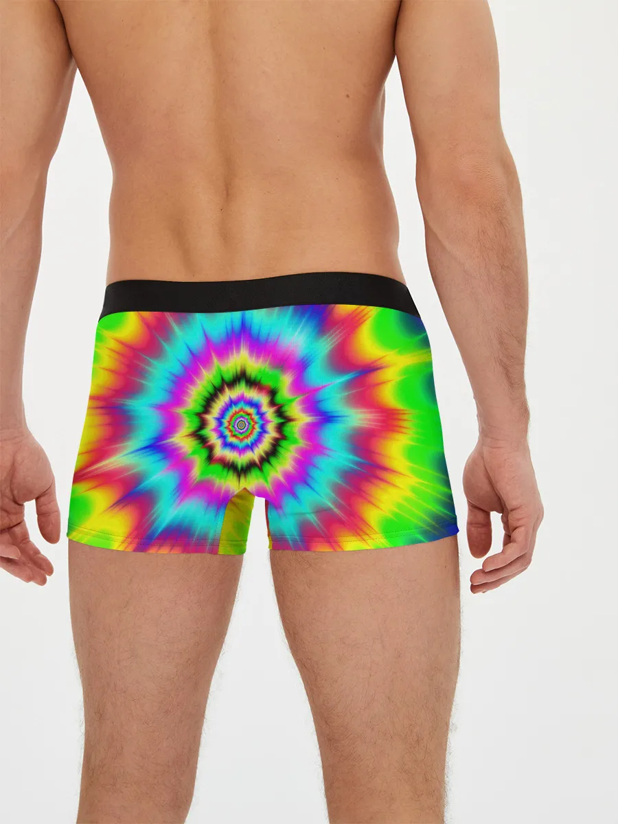 Мужские трусы боксеры / ОПТИЧЕСКИЙ УЗОР