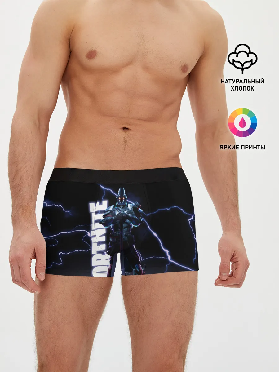 Мужские трусы боксеры / НЕСОКРУШИМЫЙ РЫЦАРЬ FORTNITE