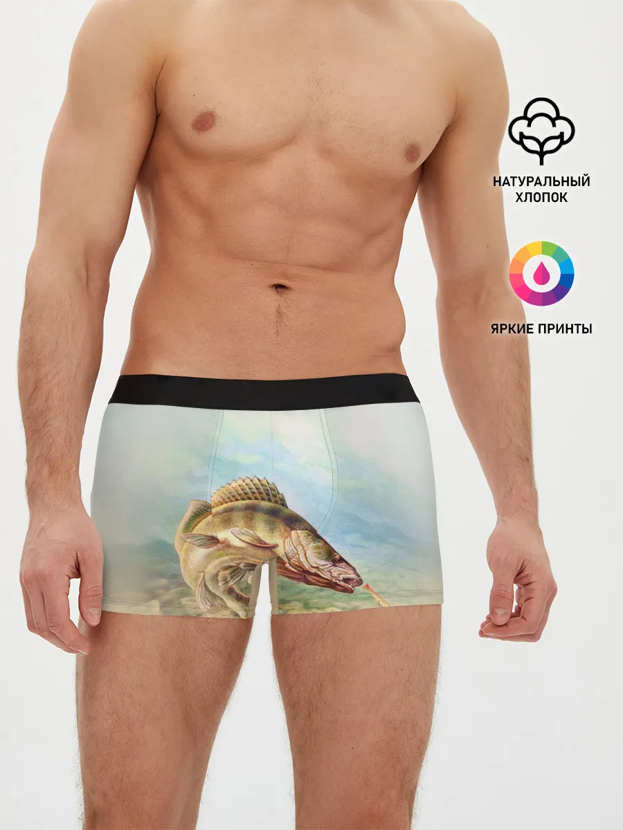 Мужские трусы боксеры / Рыба