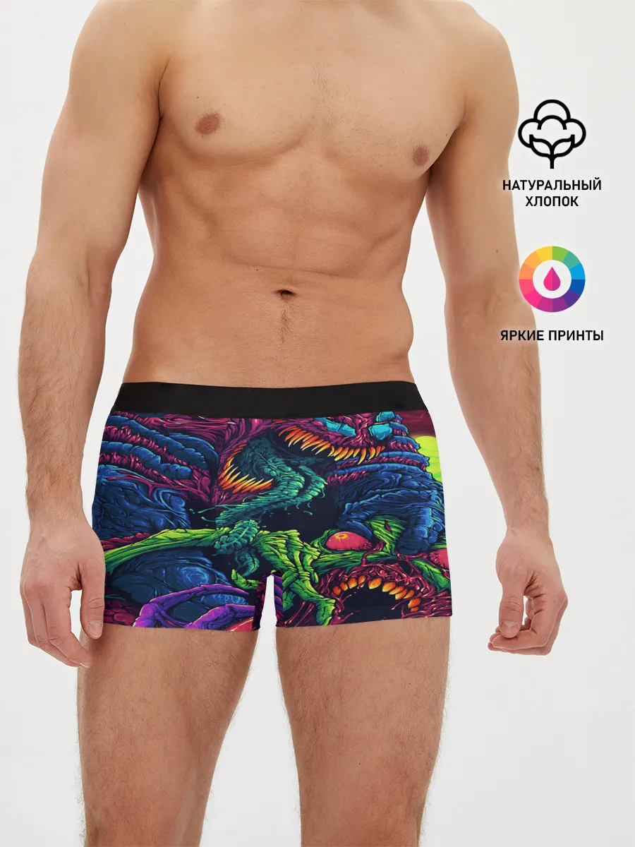 Мужские трусы боксеры / CS GO hyper beast skin