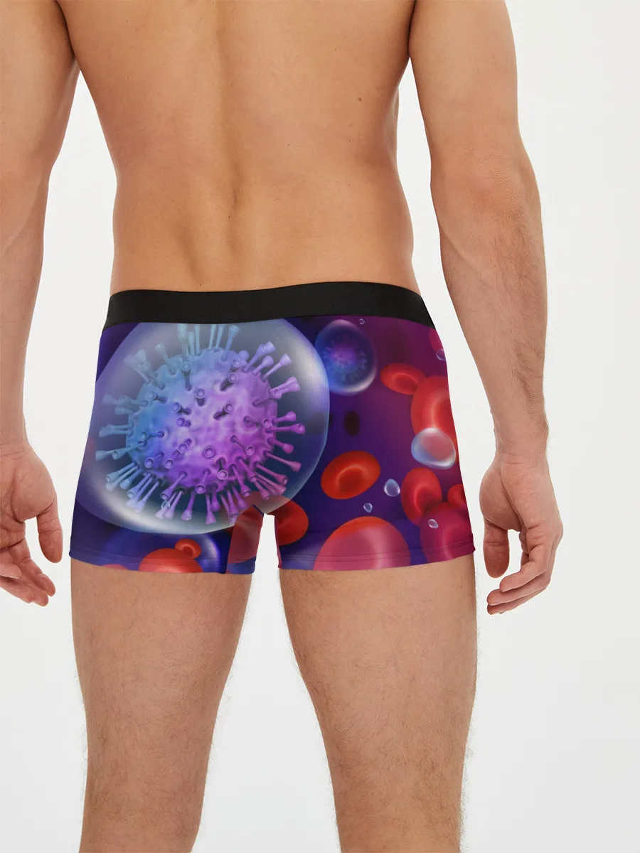 Мужские трусы боксеры / Лейкоциты и клетка