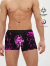Мужские трусы боксеры / KILLER QUEEN розовые кляксы