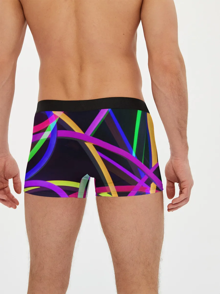 Мужские трусы боксеры / Светящиеся полосы