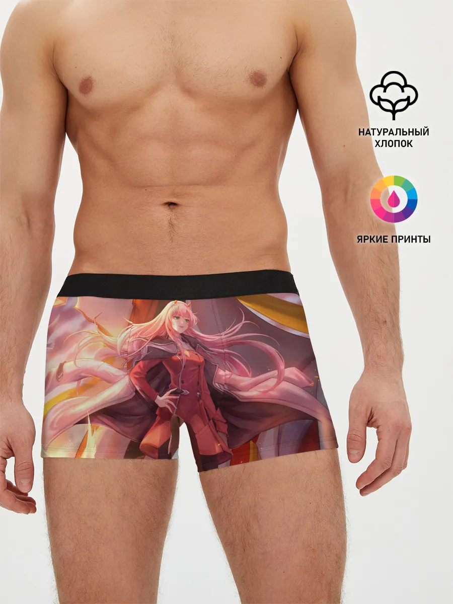 Мужские трусы боксеры / Darling In The Franxx art