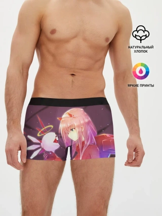 Мужские трусы боксеры / Ноль два глаз