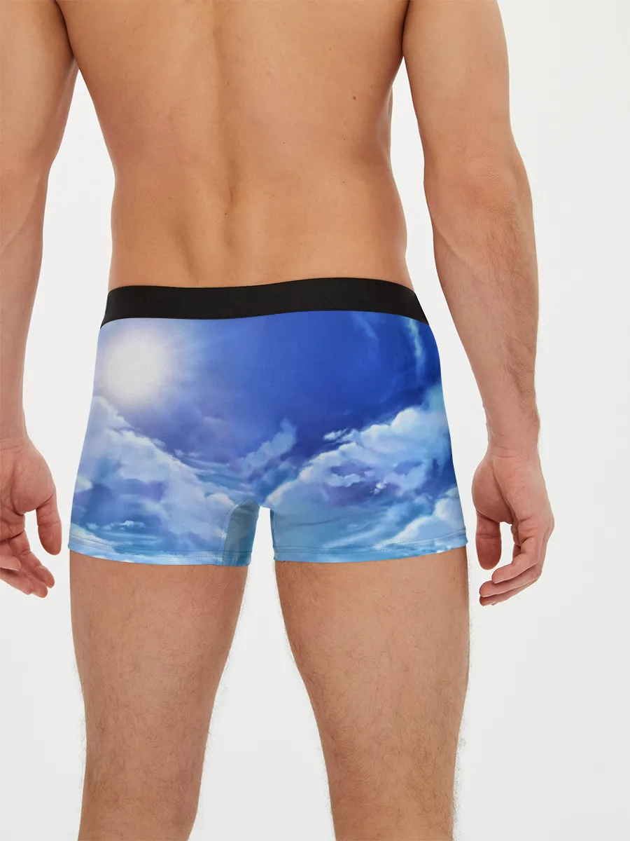 Мужские трусы боксеры / ноль два небо