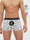 Мужские трусы боксеры / EXO BAND АВТОГРАФЫ