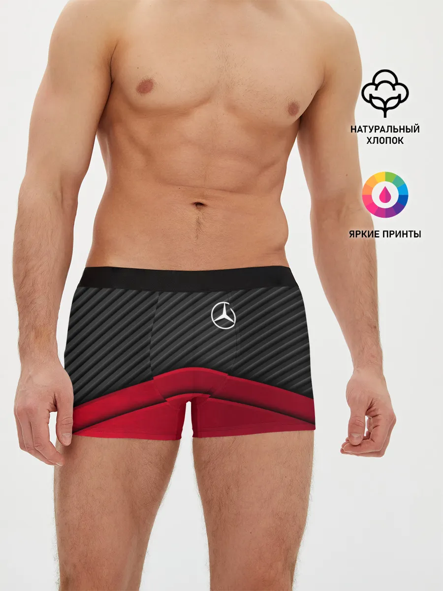 Мужские трусы боксеры / MERCEDES BENZ