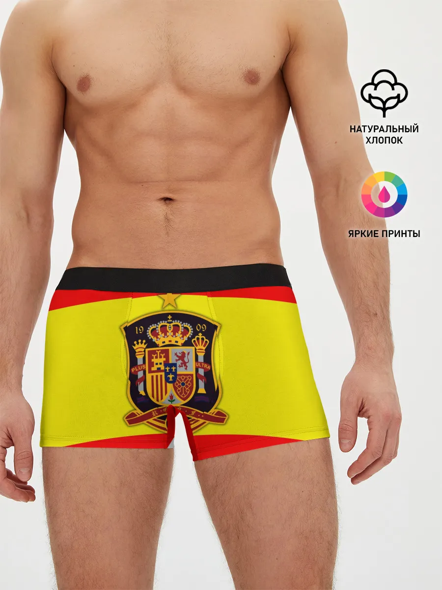 Мужские трусы боксеры / Сборная Испании флаг
