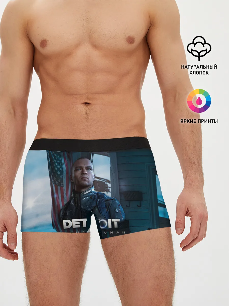 Мужские трусы боксеры / Detroit: Become Human - Markus