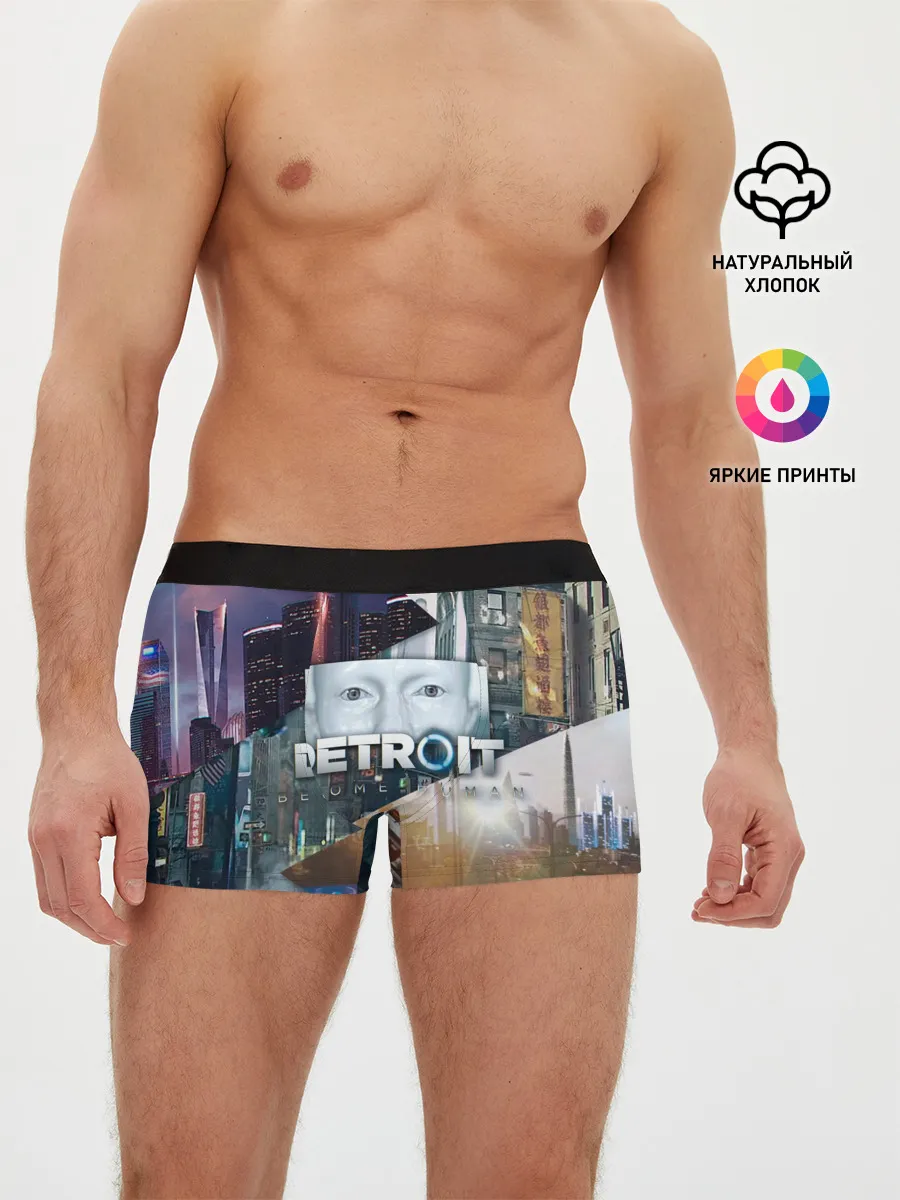 Мужские трусы боксеры / Detroit: Become Human