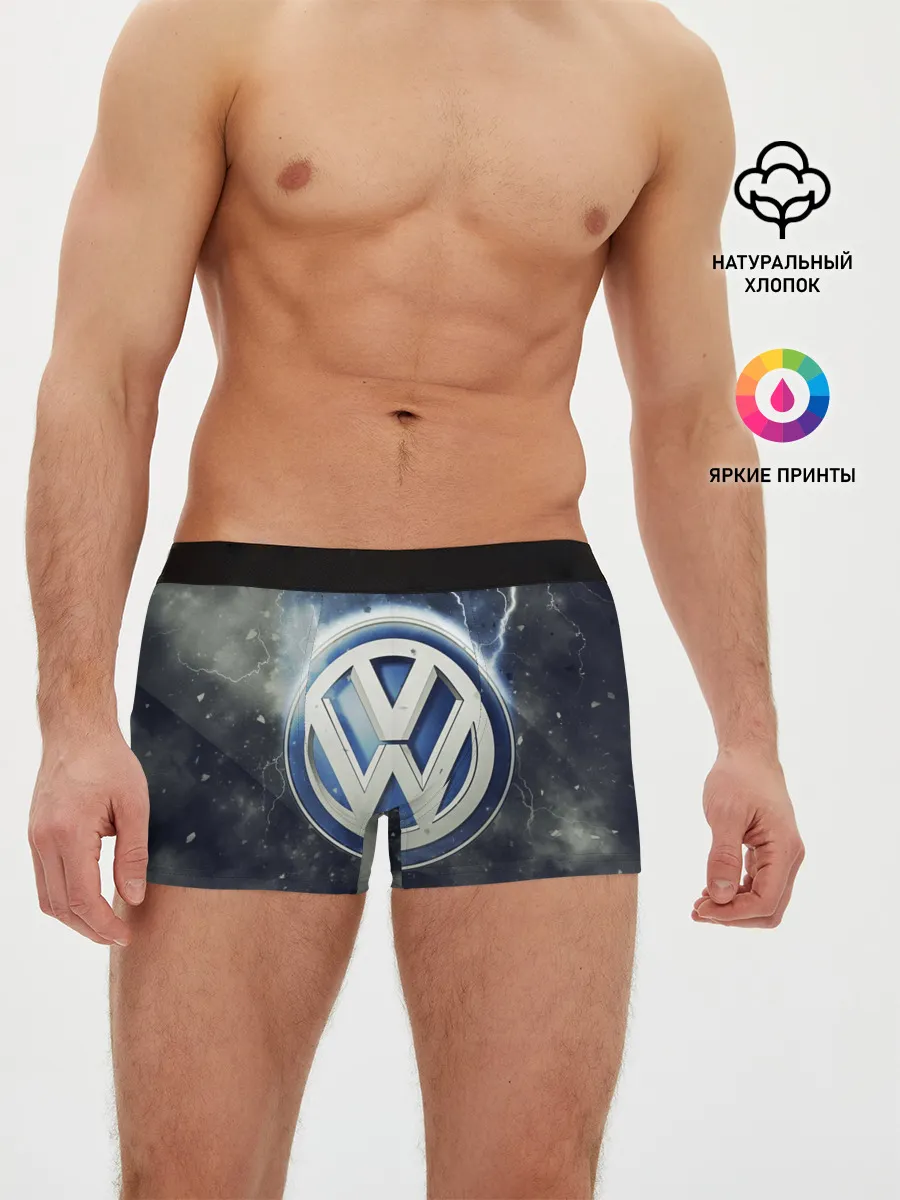 Мужские трусы боксеры / Логотип Wolksvagen