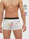 Мужские трусы боксеры / Розовый единорог